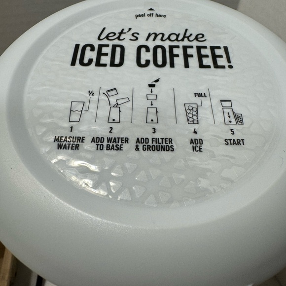 New/Open Box Mr. Coffee Single Serve Ice Coffeemaker, White - Picture 11 of 16